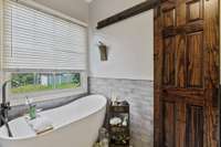 Soaking Tub In Primary Bedroom