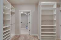 The downstairs laundry room is in the master suite!  There is a second laundry room upstairs!