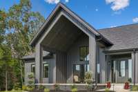 This custom modern farmhouse is an architectural stunner.