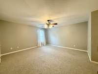 Upstairs Bonus Room with extra closet space and full bath