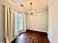 Dining Room off from Kitchen and Eat in area overlooking front yard