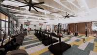 Artist's Rendering of Fitness Center