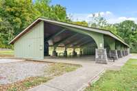 Pavilion at Billy Dunlop Park with restrooms