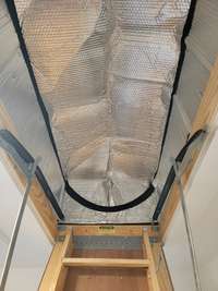 Insulated attic access