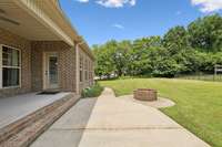 A firepit adds a cozy touch for enjoying evenings outdoors! 2028 Martins Bend Dr.  La Vergne, TN 37086