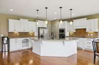 This open concept kitchen is bright and inviting, ideal for both everyday living and entertaining. 2028 Martins Bend Dr.  La Vergne, TN 37086