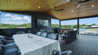 Plenty of room to spread out and entertain. Multiple fans will help keep you cool during the Tennessee summers.