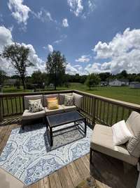 Another view of the large back yard