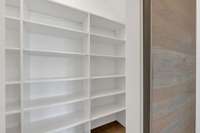 The Pantry with custom built-in shelving