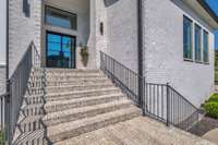Grand entrance to the home