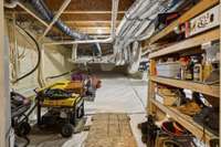 Encapsulated crawlspace.