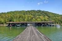 Neighborhood boat dock.