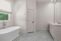 Vanity table/makeup vanity of sink and private water closet