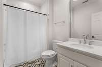 Recently updated full-bath upstairs