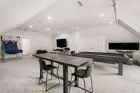 This flexible bonus room is ideal for a home gym, play space, media room - whatever you may need!