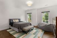 Generously sized bedrooms on second floor