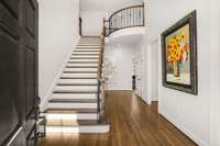 High ceilings in foyer