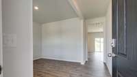 ENTRY - FLEX ROOM WITH OPTIONAL FRENCH DOORS - PERFECT FOR YOUR HOME OFFICE OR FORMAL DINING ROOM