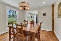 So many windows, did I mention brand new wood double hung windows? Let the sun in!