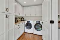 Fabulous Walk in-Pantry with laundry room
