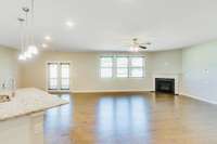 Open floor plan