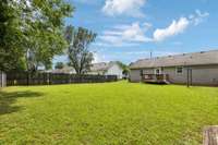 The generously sized backyard provides plenty of room for outdoor activities, gardening, or pets to play. 3114 Penny Ln Murfreesboro, TN 37130