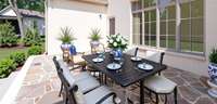 Uncovered Outdoor Space is perfect for entertaining. This photo is virtually staged.