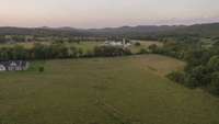 A closer look at the rear open 5.49 acreage with additional 3 bedroom perk site