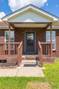 Covered front porch.