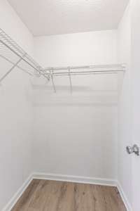 Walk-in closet.