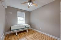 This room has a closet if need extra bedroom.