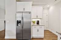 Stainless Fridge to remain. Note the hardwood flooring throughout the main level