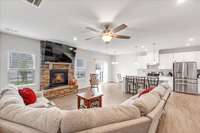 Living area - large open space for plenty of family room furniture