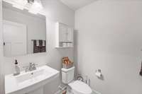 1/2 bath 1st level