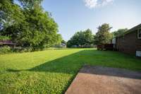 Spread out in this nice yard! It's a blank canvas for the next buyer.