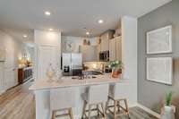 Photos are of our model home.  Some decorator items are not included.