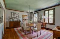 Another view of the formal dining room.