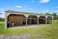 Tach Room for horses or storage room in the pole barn.