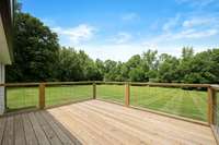View off the back deck.
