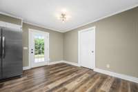 Another look at the dining area off the kitchen.