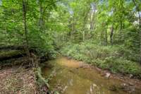 A wet weather creek flows along the back of the property.