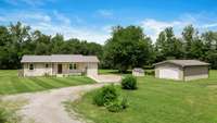 This brick ranch has been renovated inside and out.
