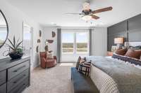 This is a photo of one of our model homes. Please know that some of the exterior and interior finishes, paint, and features may vary.