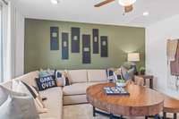 This is a photo of one of our model homes. Please know that some of the exterior and interior finishes, paint, and features may vary.