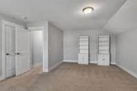 MEDIA ROOM WITH ATTIC STORAGE