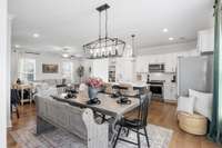 Stainless appliances and Quartz countertops make this area a favorite of the owners.