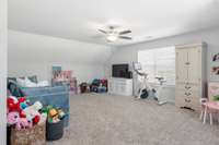 The oversized Bonus Room serves all the family!
