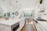 Did you catch the microwave that is in the kitchen?  Or the pot filler that is in the gas grill?