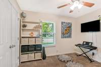 Bedroom 3 being used as an office