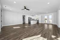 Walk in the front door into an open floor plan with tons of natural light!